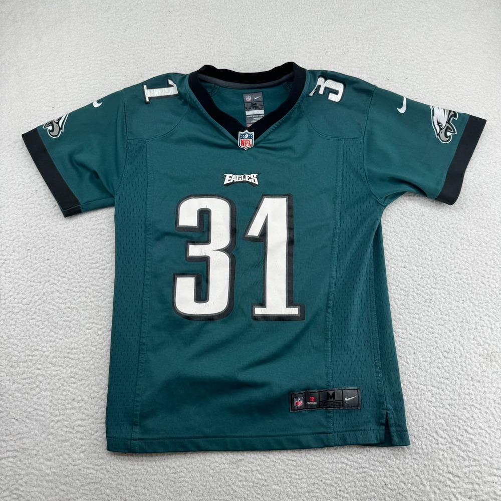 Nike On Field Philadelphia Eagles Jalen Mills #31 Jersey Youth Medium Green NFL